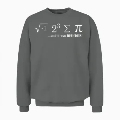 I Ate Some Pie and It Was Delicious Unisex Sweatshirt - Graphite Heather