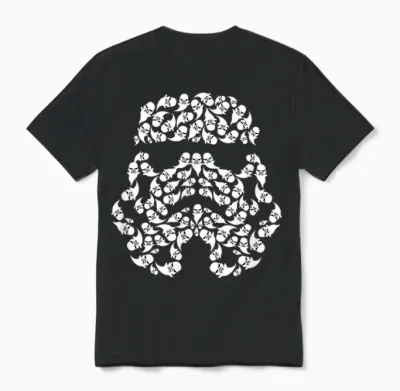 Star Wars Stormtrooper Fantômes D'halloween Unisex T-Shirt - Black