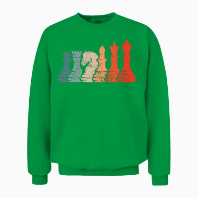 Chess Chess Pieces Chess Unisex Sweatshirt - Irish Green