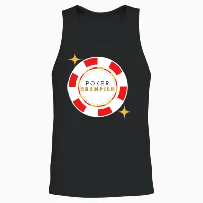 Poker Champion Unisex Tank Top - Black