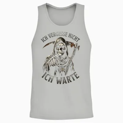 Ich Vergesse Nicht Ich Warte Sarkasmus Unisex Tank Top - Ash