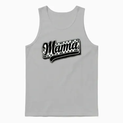 Retro Urban Mama Unisex Tank Top - Ash