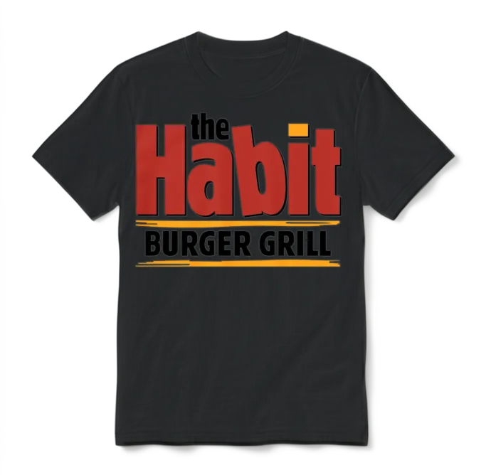 The Habit Burger Grill โ Bbq & Grilling Gift Unisex T-Shirt - Black