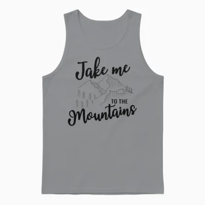 Take Me to the Mountains - Hiking Unisex Tank Top - Sport Grey