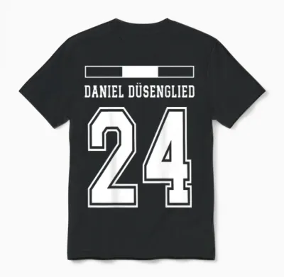 österreich Trikot Lustige Namen Daniel Düsenglied Unisex T-Shirt - Black