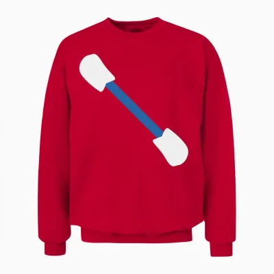 Q-Tip Unisex Sweatshirt - Red