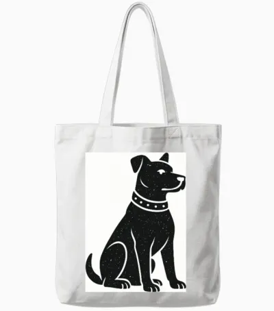 Chill Dog Tote Bags - White
