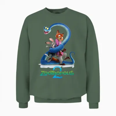 Zootopia Unisex Sweatshirt - Military Green