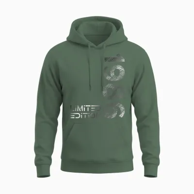 Limited Edition Vintage 1986 Man Woman 37th Birthday T-Shirt, Black Unisex Hoodie - Military Green