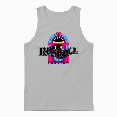 Rock N Roll Tequila Sixth Collection Unisex Tank Top - Ash