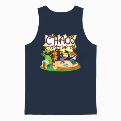 Mademark X Rugrats - Chaos Coordinator Unisex Tank Top - Navy