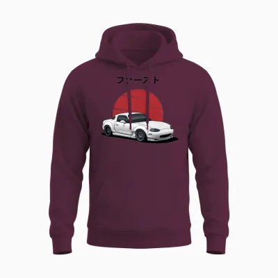 Mazda Miata Mx5 Unisex Hoodie - Maroon