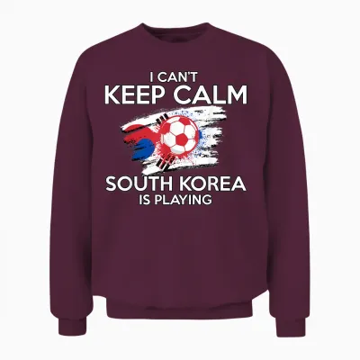 Drapeau De La Corée Du Sud - Joueur De Football - Corée Du Sud Unisex Sweatshirt - Maroon