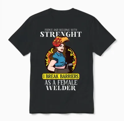 Welder Funny Funny Welding Gift Unisex T-Shirt - Black