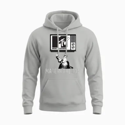 Mtv Made in the 80's Vintage Shirt for Mtv Fans Men Women Unisex Hoodie - Ash
