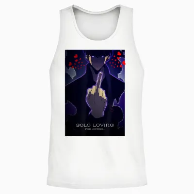 Solo Loveling - Anime-Inspiriertes T-Shirt Für Japanische Liebhaber Unisex Tank Top - White