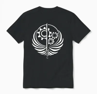 Brotherhoods of Steel Dark Unisex T-Shirt - Black