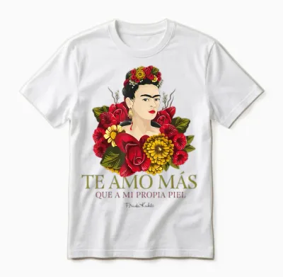 Frida Kahlo - Vielzahl Von Artikeln Unisex T-Shirt - White