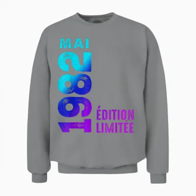 1982 édition Limitée Mai 1982 Unisex Sweatshirt - Sport Grey