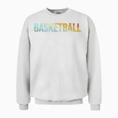 Basketball Retro Unisex Sweatshirt - White
