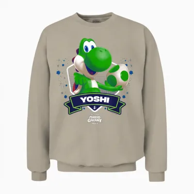 The Super Mario Galaxy Movie Yoshi Champion Unisex Sweatshirt - Sand