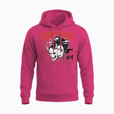 Geisha Unisex Hoodie - Heliconia