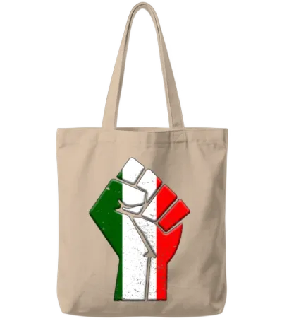 Italy Flag Italian Country Pride Native Family Tote Bags - Natural