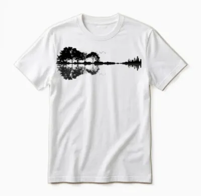 Nature Guitar Unisex T-Shirt - White