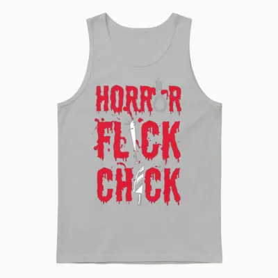 Horror Flick Chick Horror Movie Film Lover Unisex Tank Top - Ash
