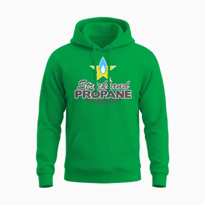 Strickland Propane Mens American Apparel Unisex Hoodie - Irish Green
