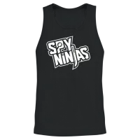 Spy Gaming Ninjas - Game Wild with Clay Style Unisex Tank Top - Black – 2