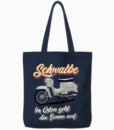 Schwalbe Simson Tote Bags - Navy