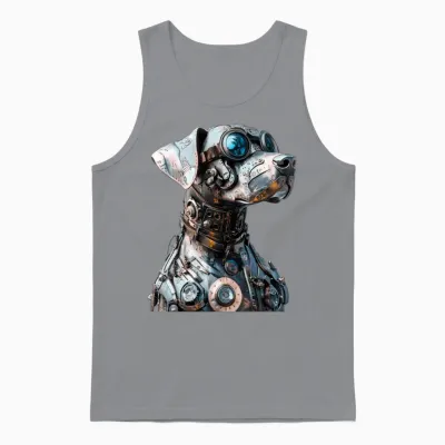 Ai Dog Unisex Tank Top - Sport Grey