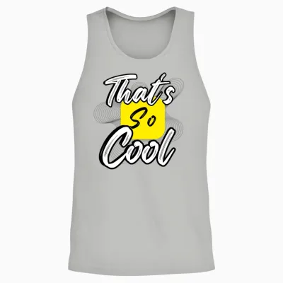 🔥 That’s So Cool Aesthetic Tee | Bold Gen Z Unisex Tank Top - Ash