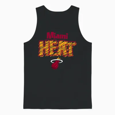 Enfant Nba - Miami Heat Team Scribble Jeunesse Unisex Tank Top - Black