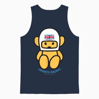 Uk World Champion Team Maskottchen Auto 70er Jahre Classic Unisex Tank Top - Navy