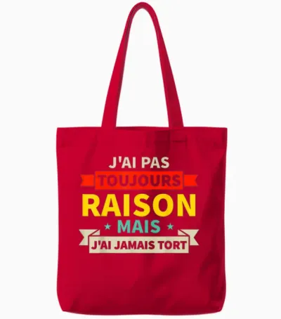 Humour Gift Funny Funny Phrase Vintage Man Tote Bags - Red