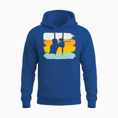 Paintball Retro Unisex Hoodie - Royal