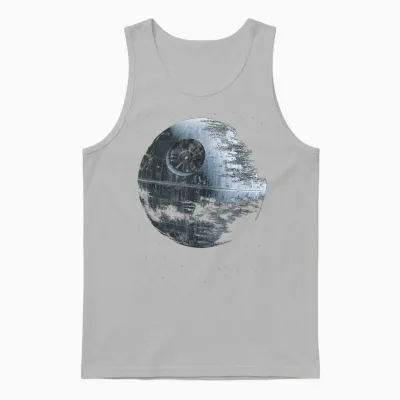 Star Wars: Return of the Jedi Death Star Was Destroyed T-Shirt, Black Unisex Tank Top - Ash