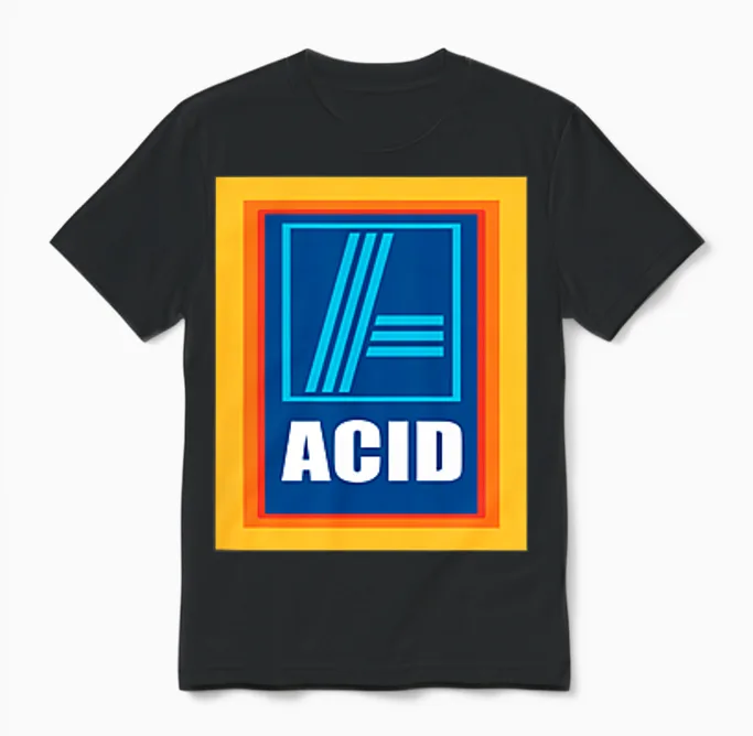 Acid - Your Trip Market - Lustiges Techno Design Für Ravers Unisex T-Shirt in Black