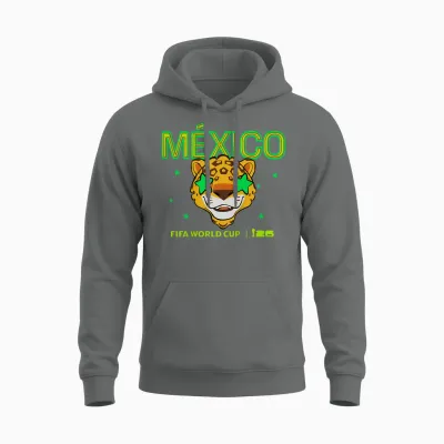 Kinder Fifa World Cup26 Mexiko Maskottchen Sterne Unisex Hoodie - Graphite Heather