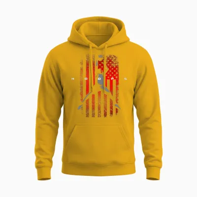 Basketball Apparel - Basketball Unisex Hoodie - Gold