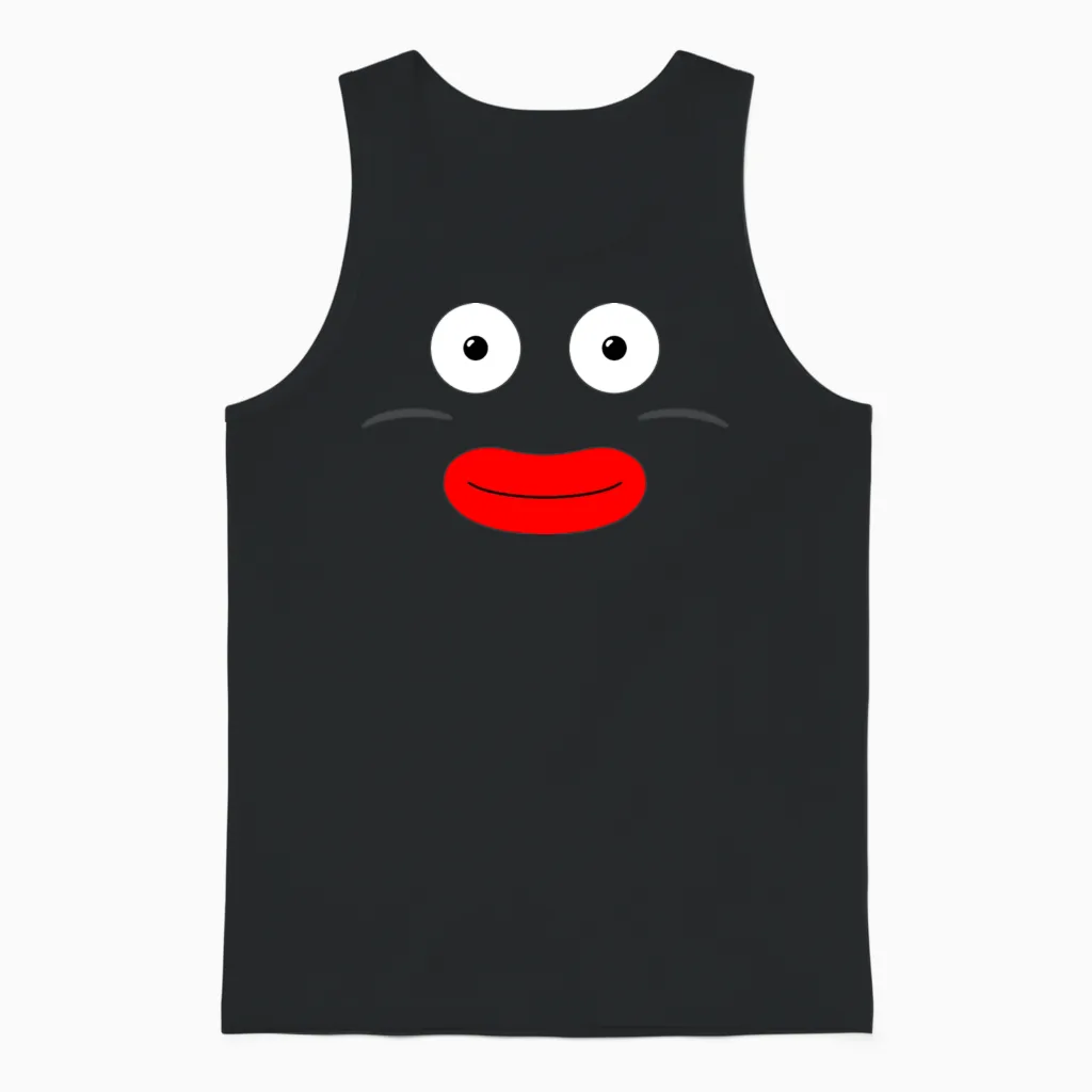 (db) Mr Popo+ Unisex Tank Top in Black