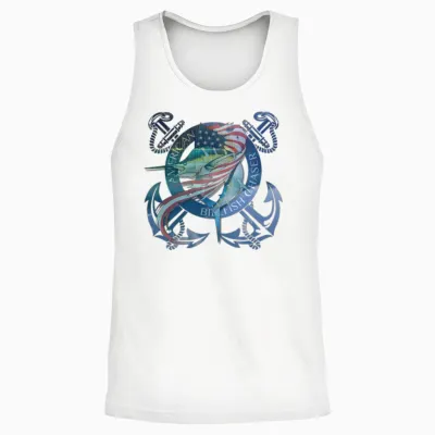 American Billfish Unisex Tank Top - White
