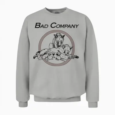 Bad Company Running Mit Den Pack Wolves Unisex Sweatshirt - Ash
