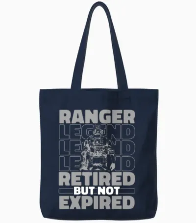 Park Ranger Retired Tote Bags - Navy