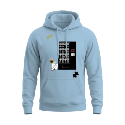 Out of Order Vending Machine Unisex Hoodie - Light Blue
