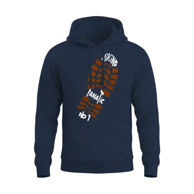 Hiking Fanatic Design for Hiking Trail Unisex Hoodie - Navy