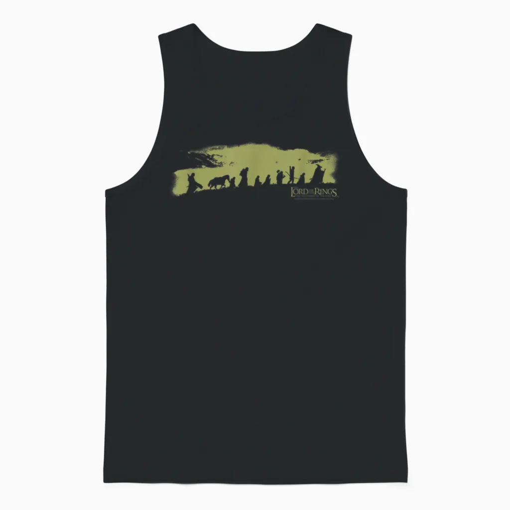 Lord of the Rings the Fellowship Unisex Tank Top in Black