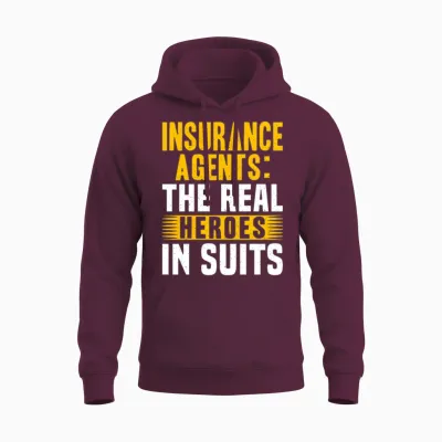 Funny Broker Unisex Hoodie - Maroon